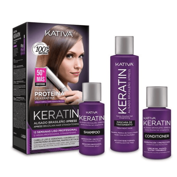 KATIVA CHERATINA EXPRESS KIT LISCIO BRASILIANO 3 pz