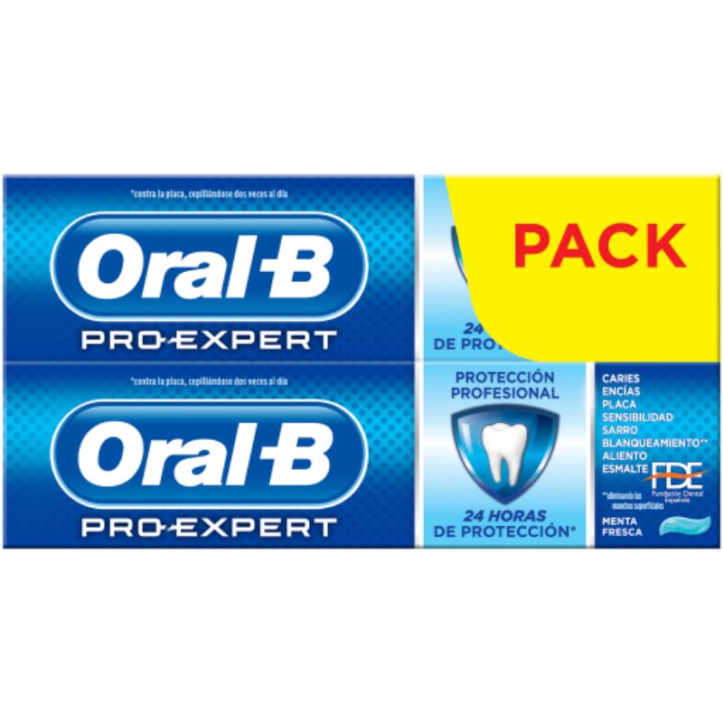 ORAL-B PRO-EXPERT PROFESSIONAL PROTECTION TOOTHPASTE pack of 2 x 75 ml