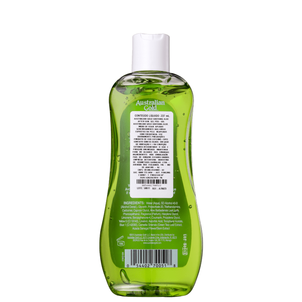 AUSTRALIAN GOLD SOOTHING ALOE gel après-soleil apaisant 237 ml