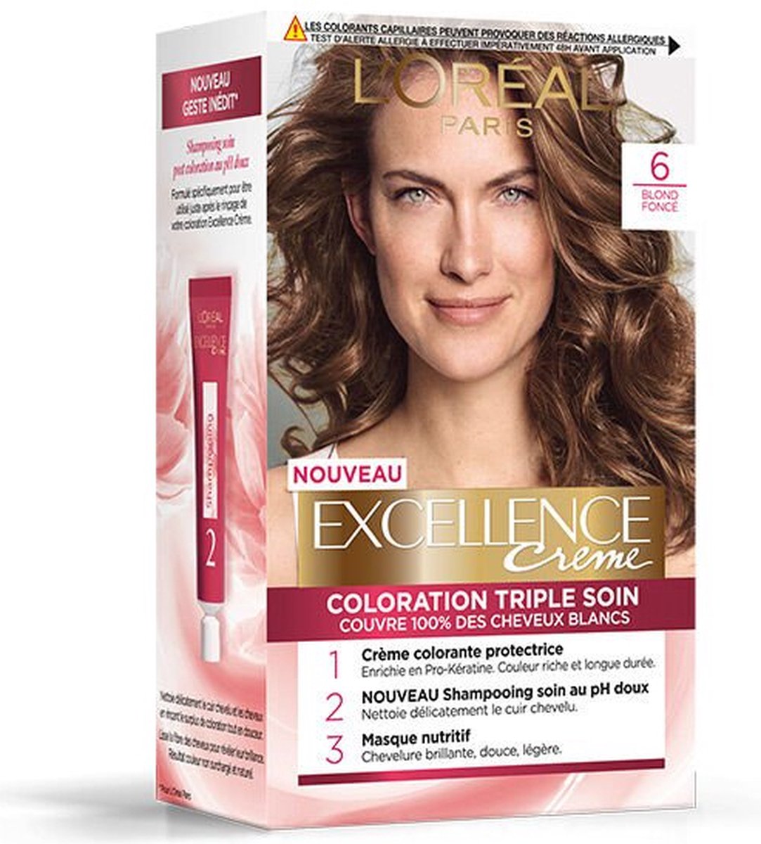 L'ORÉAL PARIS EXCELLENCE Tinta in crema #6-biondo scuro 192 ml
