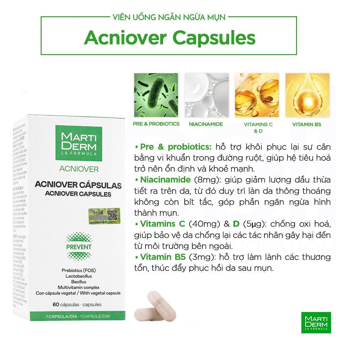 MARTIDERM ACNIOVER capsule 60 pz