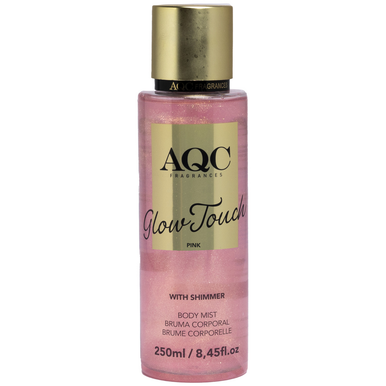 AQC FRAGRANCES GLOW TOUCH PINK shimmer body mist 250 ml