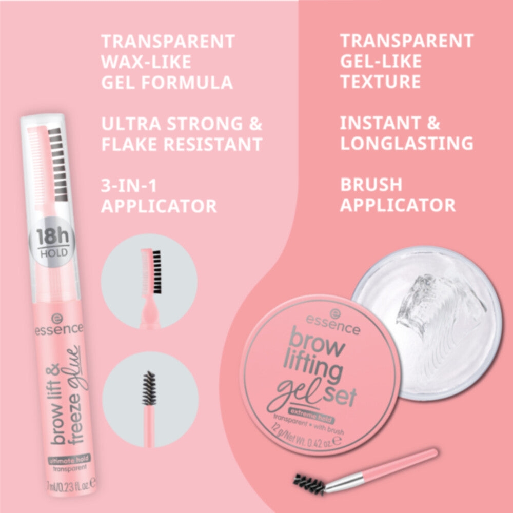ESSENCE BROW LIFT & FREEZE fixateur sourcils transparent 7 ml