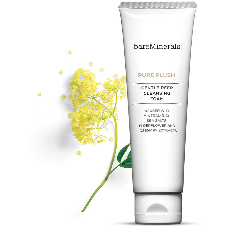 BARE MINERALS PURE PLUSH schiuma detergente delicata a pulizia profonda 120 gr
