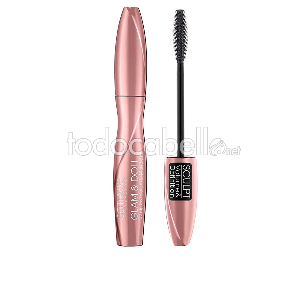 CATRICE GLAM&DOLL sculpt & volume mascara #010-black