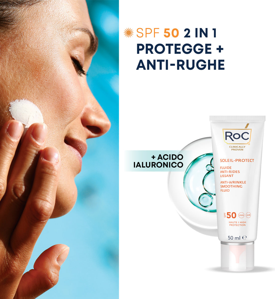 ROC PROTEZIONE SOLARE anti-rughe SPF50 50 ml