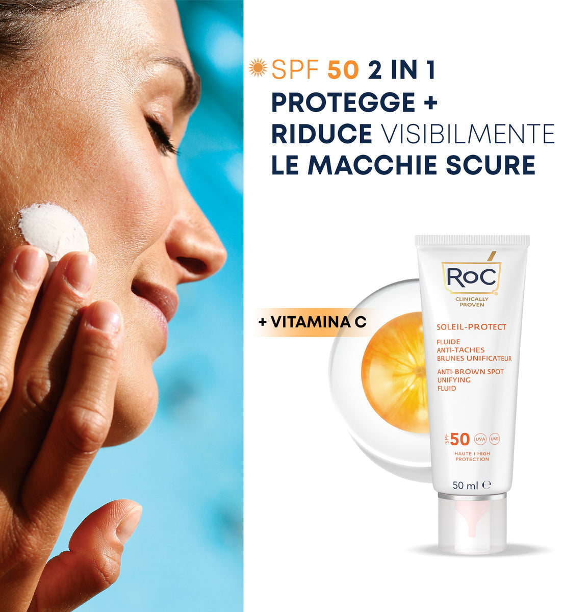 ROC PROTECCIÓN SOLAR anti-manchas SPF50 50 ml