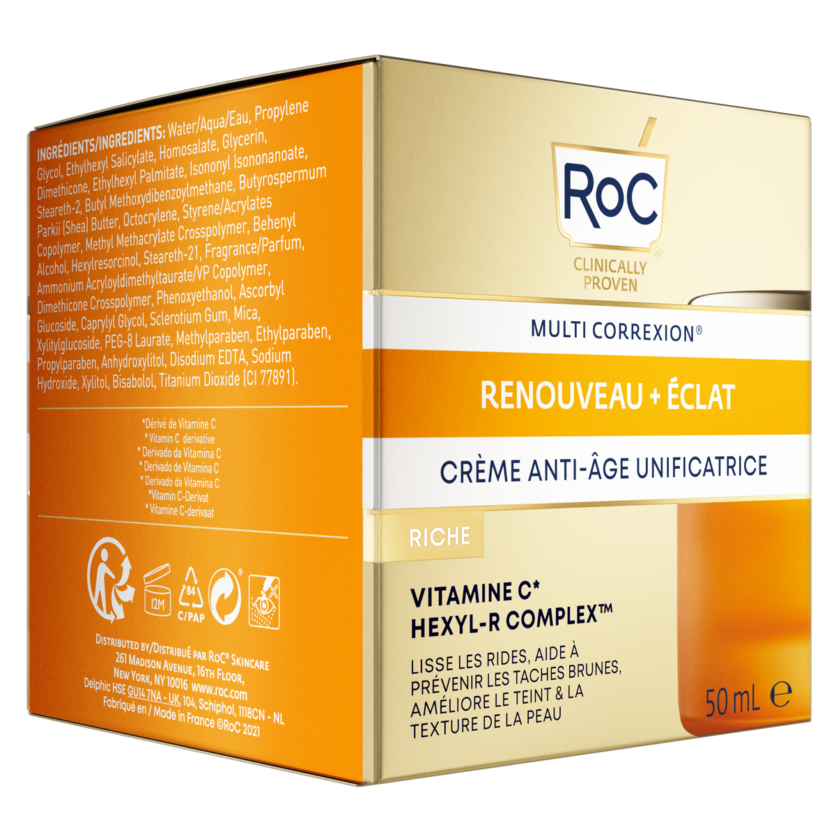 ROC REVIVE + GLOW crème unifiante 50 ml