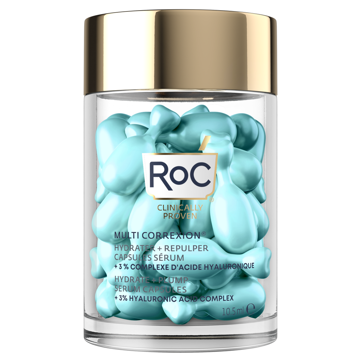 ROC HYDRATE + PLUMP capsule siero con acido ialuronico 30 pz