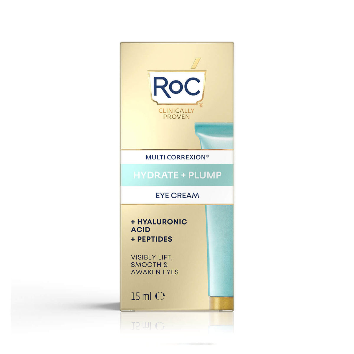 ROC HYDRATE + PLUMP crema occhi con acido ialuronico 15 ml