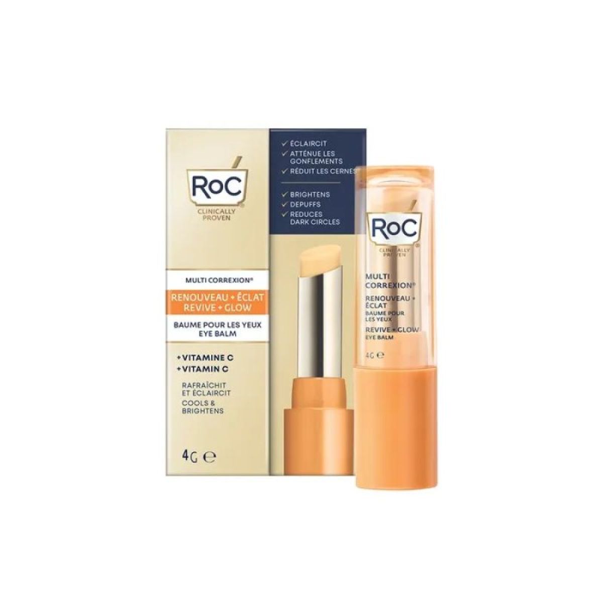 ROC REVIVE &amp; GLOW eye contour balm 4 gr