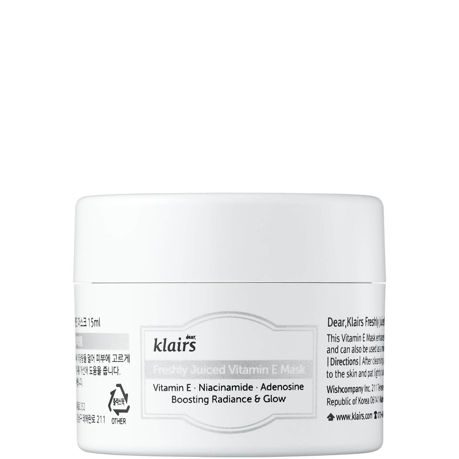 KLAIRS FRESHLY JUICED vitamin e mask 90 ml