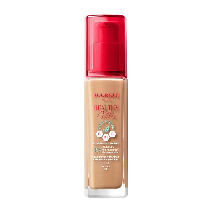 BOURJOIS HEALTHY MIX radiant foundation #555-honey