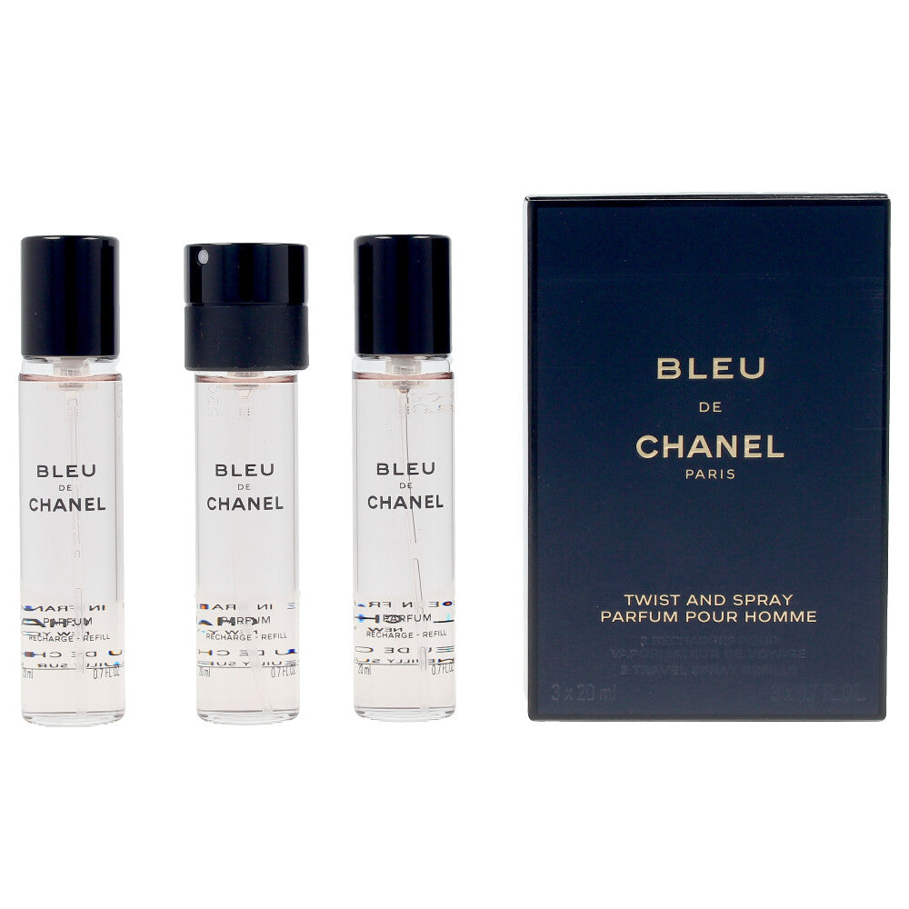 CHANEL BLEU PARFUM edp vapo twist & vaporisateur rechargeable 3 x 20 ml