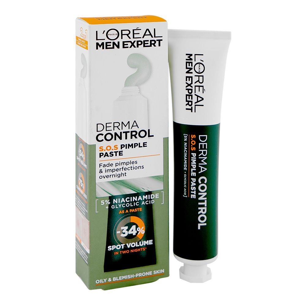 L'ORÉAL PARIS MEN EXPERT DERMA CONTROL Soluzione SOS anti-imperfezioni 45 ml