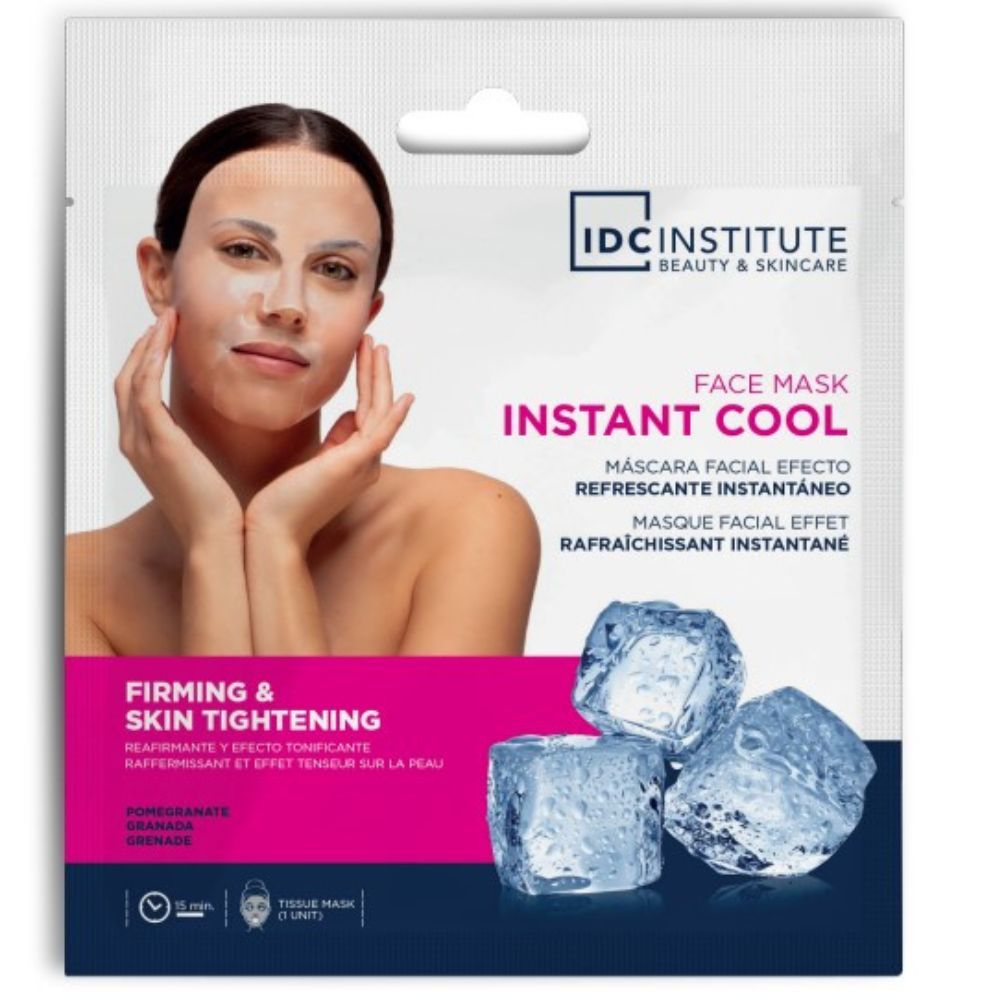 IDC INSTITUTE Maschera Viso Rassodante Effetto Freddo Melograno 30 gr