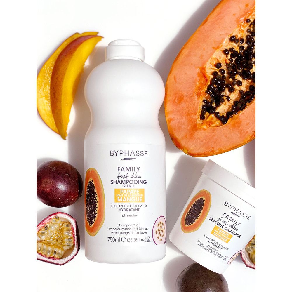 BYPHASSE FAMILY FRESH DELICE maschera per tutti i tipi di capelli 250 ml