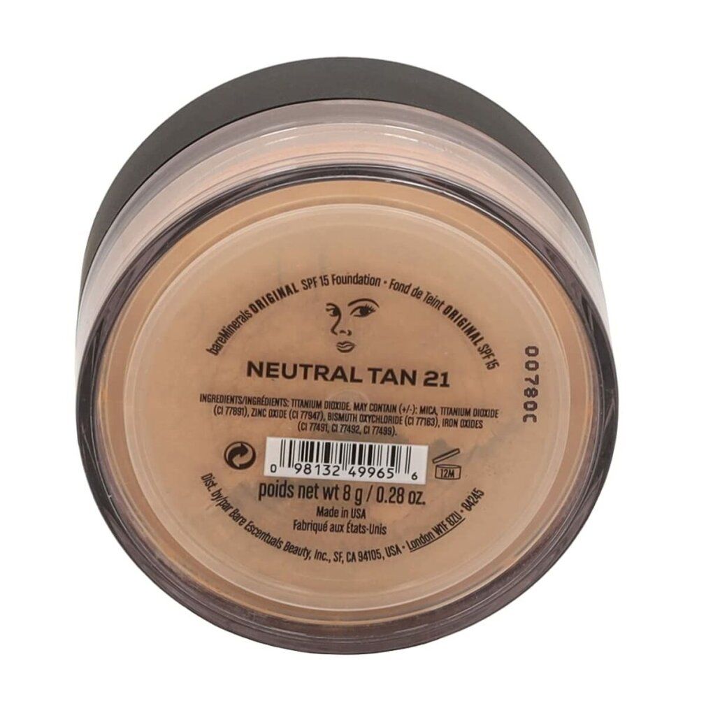 BARE MINERALS ORIGINAL foundation SPF15 #21-neutral tan