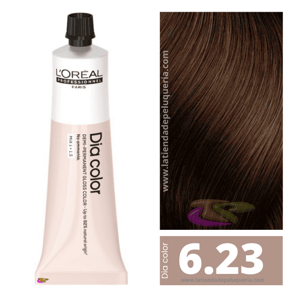 L'ORÉAL PROFESSIONNEL PARIS DIA COLOR colorazione demi-permanente senza ammoniaca #6.23 60 ml