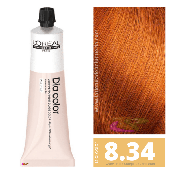 L'ORÉAL PROFESSIONNEL PARIS DIA COLOR colorazione demi-permanente senza ammoniaca #8.34 60 ml