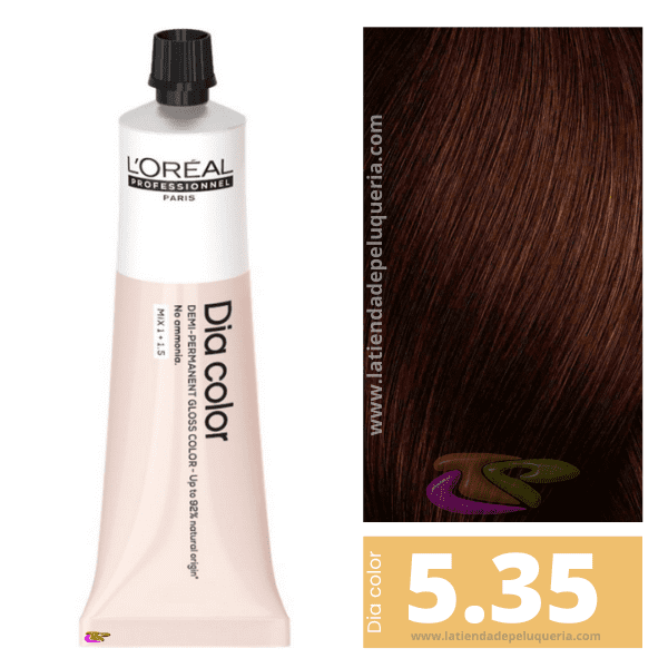 L'ORÉAL PROFESSIONNEL PARIS DIA COLOR coloration semi-permanente sans ammoniaque #5.35 60 ml