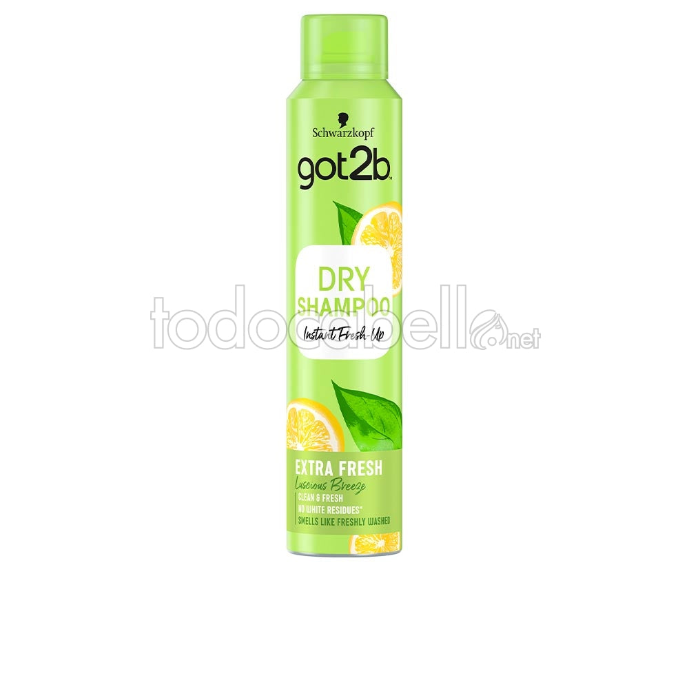 SCHWARZKOPF MASS MARKET GOT2B DRY SHAMPOO extra clean & fresh 200 ml