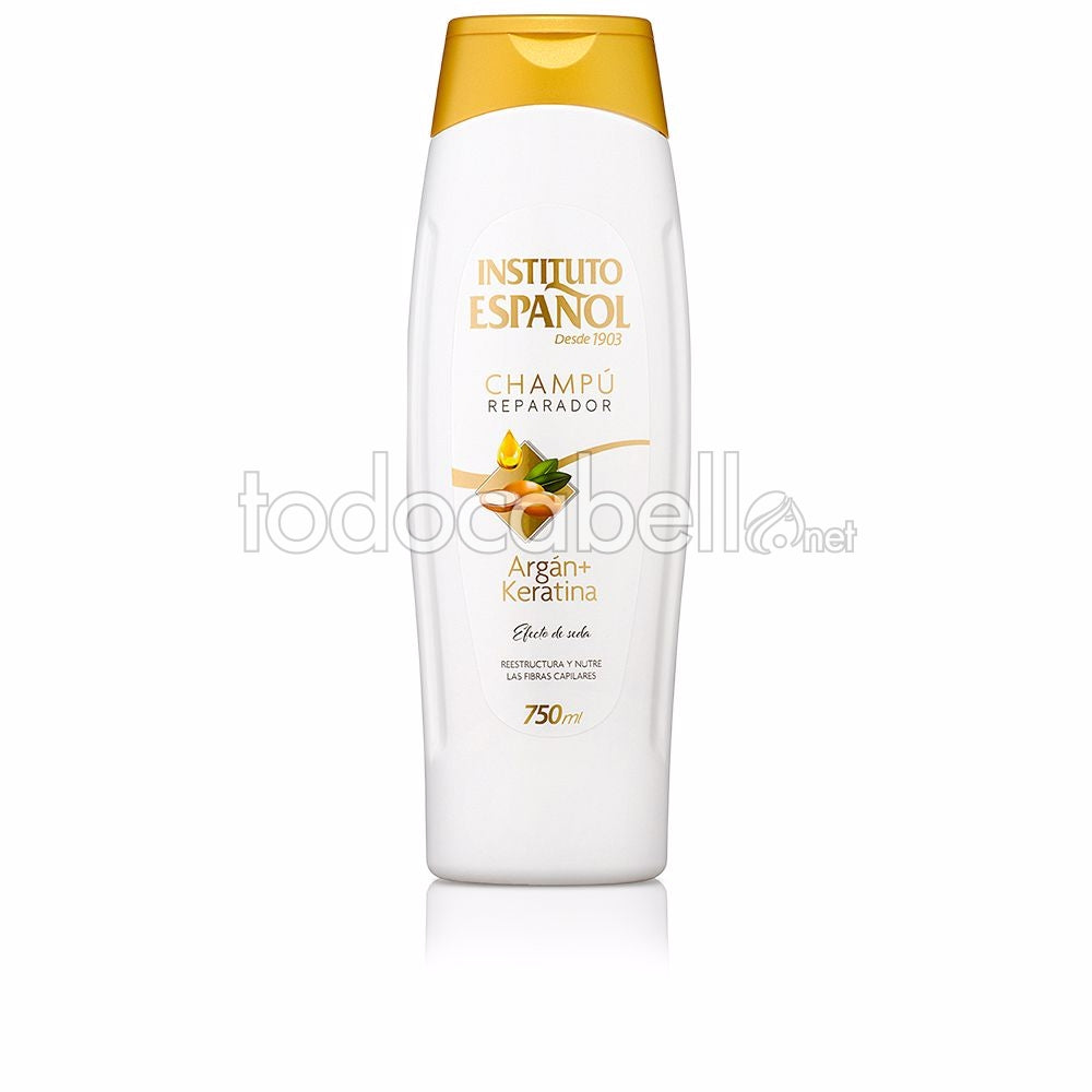 ISTITUTO SPAGNOLO SHAMPOO RIPARATORE argan + cheratina 750 ml
