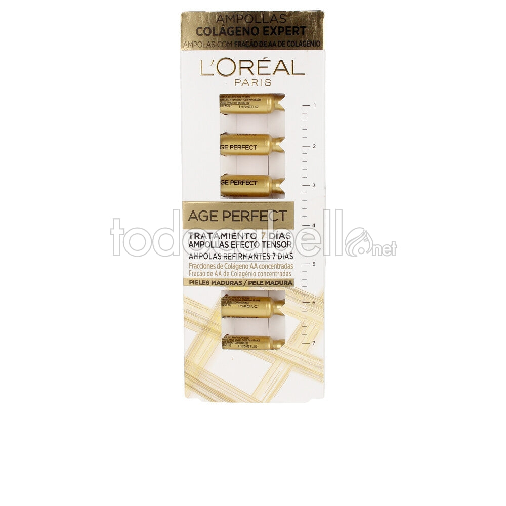 L'ORÉAL PARIS AGE PERFECT treatment 7 days tensor effect ampoules x 7 u