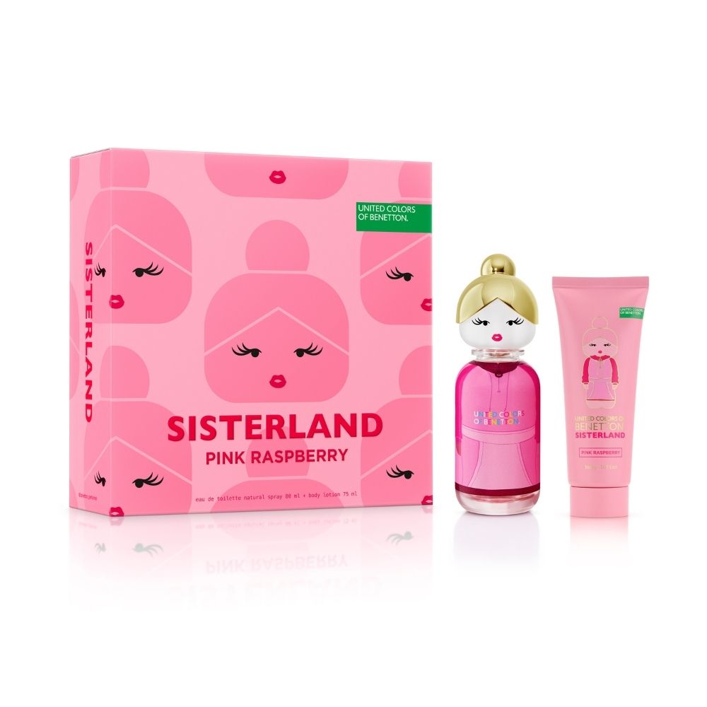 BENETTON SISTERLAND PINK RASPBERRY ASTUCCIO 2 pz