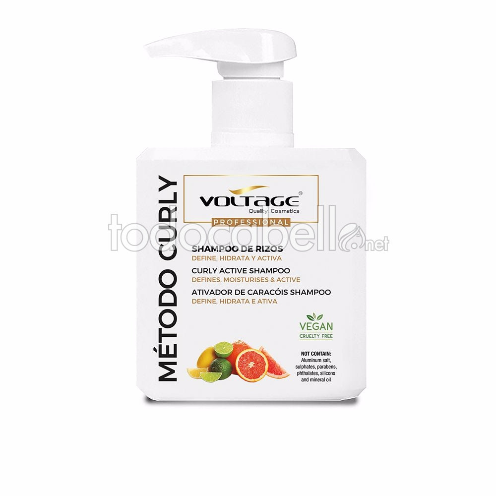 VOLTAGE COSMETICS RIZOS METODO CURLY champú 500 ml