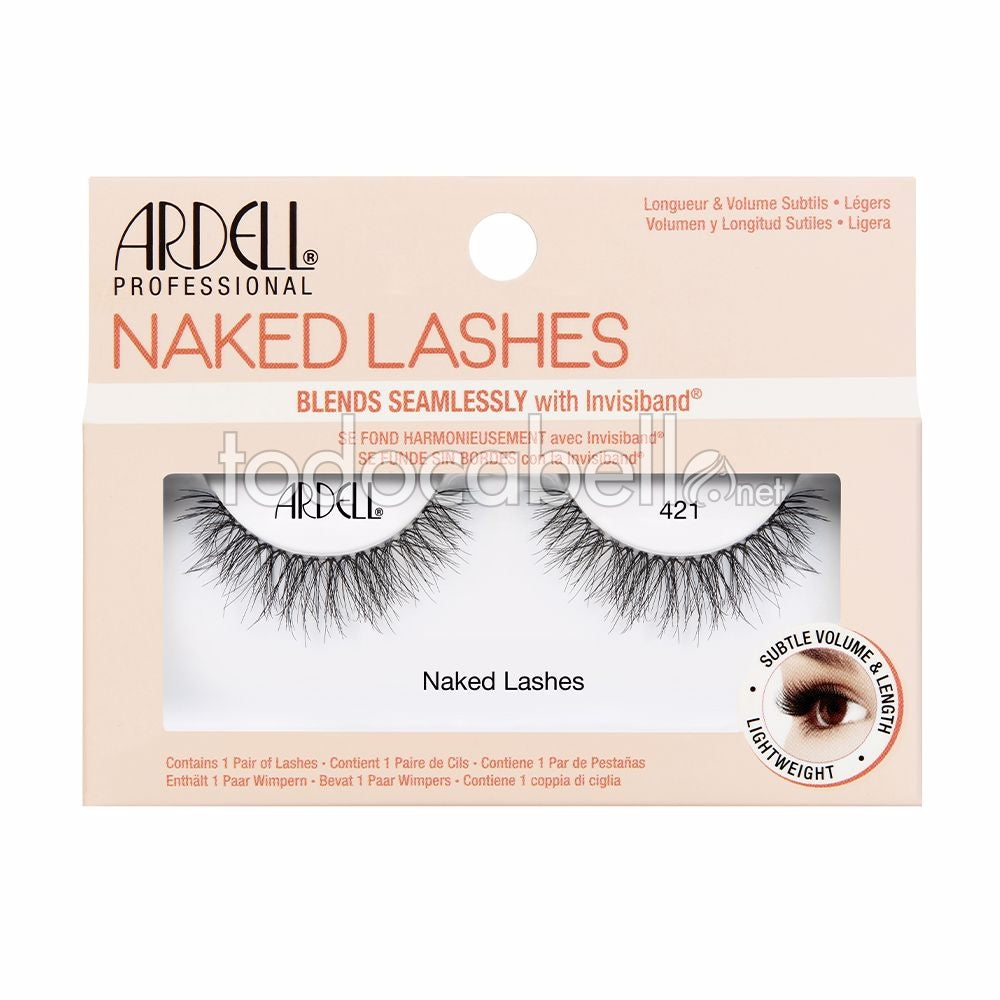 ARDELL NAKED LASHES eyelashes #424 black 1 unit