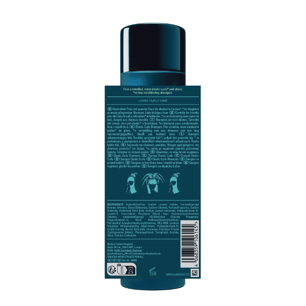 SEBASTIAN PROFESSIONALS TWISTED Shampoing Professionnel Hydratant pour Cheveux Bouclés et Ondulés 250ml