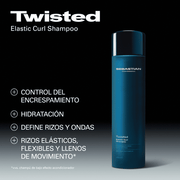 SEBASTIAN PROFESSIONALS TWISTED Shampoing Professionnel Hydratant pour Cheveux Bouclés et Ondulés 250ml
