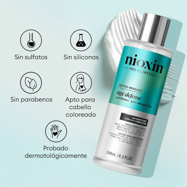 NIOXIN AGE DEFENSE balsamo anti-età idratazione profonda con acido ialuronico 240 ml