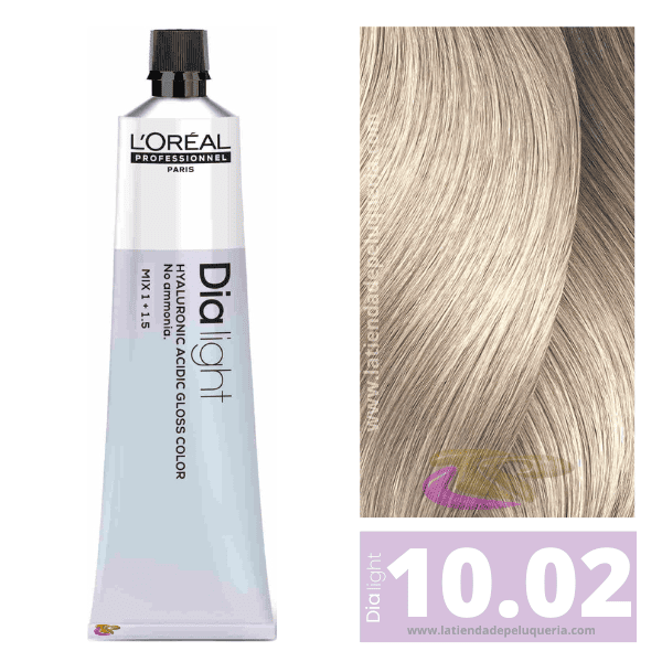 L'ORÉAL PROFESSIONNEL PARIS DIA LIGHT gel-crema acida senza ammoniaca #10.02 60 ml