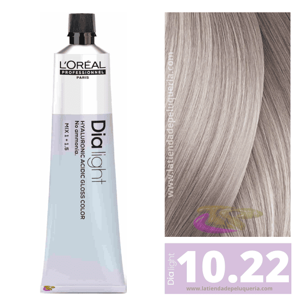 L'ORÉAL PROFESSIONNEL PARIS DIA LIGHT gel-creme acide sans ammonia #10.22 60 ml