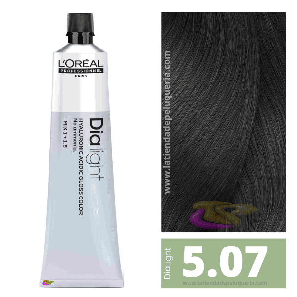 L'ORÉAL PROFESSIONNEL PARIS DIA LIGHT gel-crème acide sans ammoniaque #5.07 60 ml