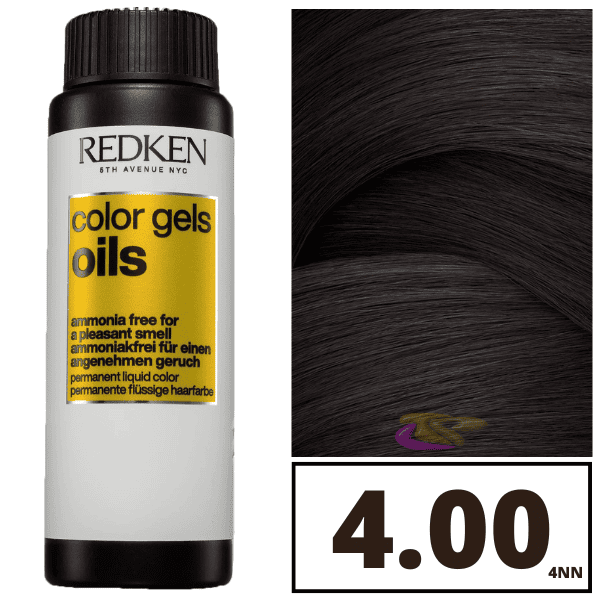 REDKEN COLOR GEL OILS #04NN - 4.00 60 ml x 3 u