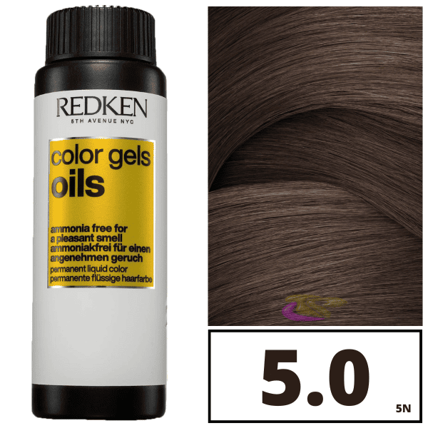 REDKEN COLOR GEL OILS #5N-5.0 60 ml x 3 u
