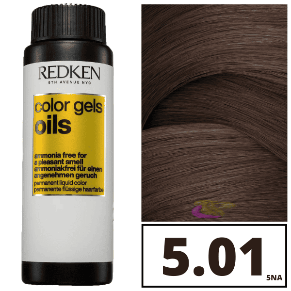 REDKEN COLOR GELS OIL #5NA - 5.01 3 x 60 ml