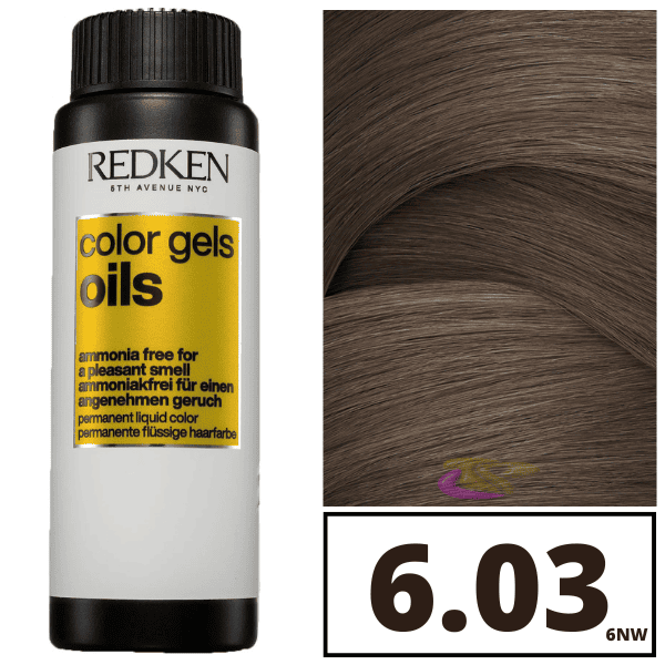 REDKEN COLOR GEL OILS #06NW - 6.03 60 ml x 3 pz