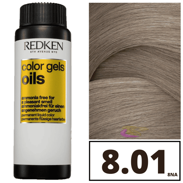 REDKEN COLOR GEL OILS #08NA - 8.01 60 ml x 3 pz