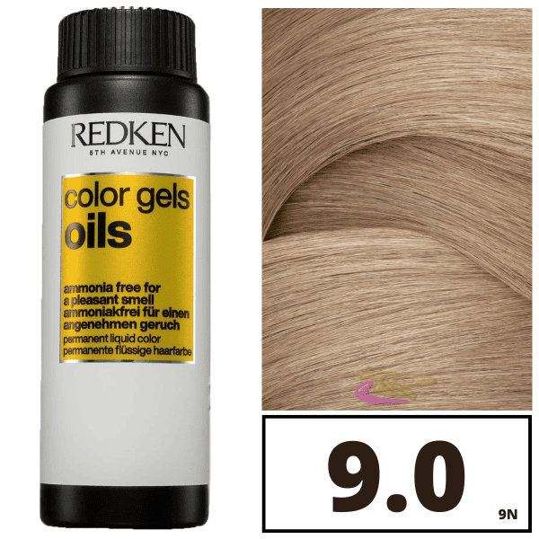 REDKEN COLOR GEL OILS #9N-9.0 60 ml x 3 pz