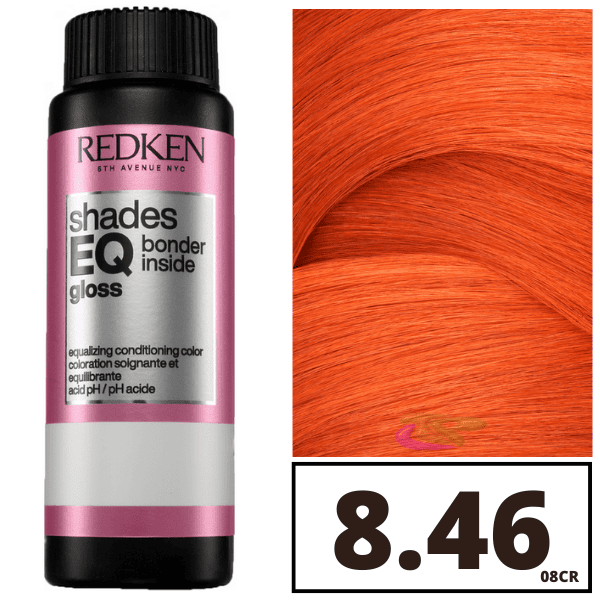REDKEN SHADES EQ bonder inside #08CR-8.46 60 ml x 3 pz