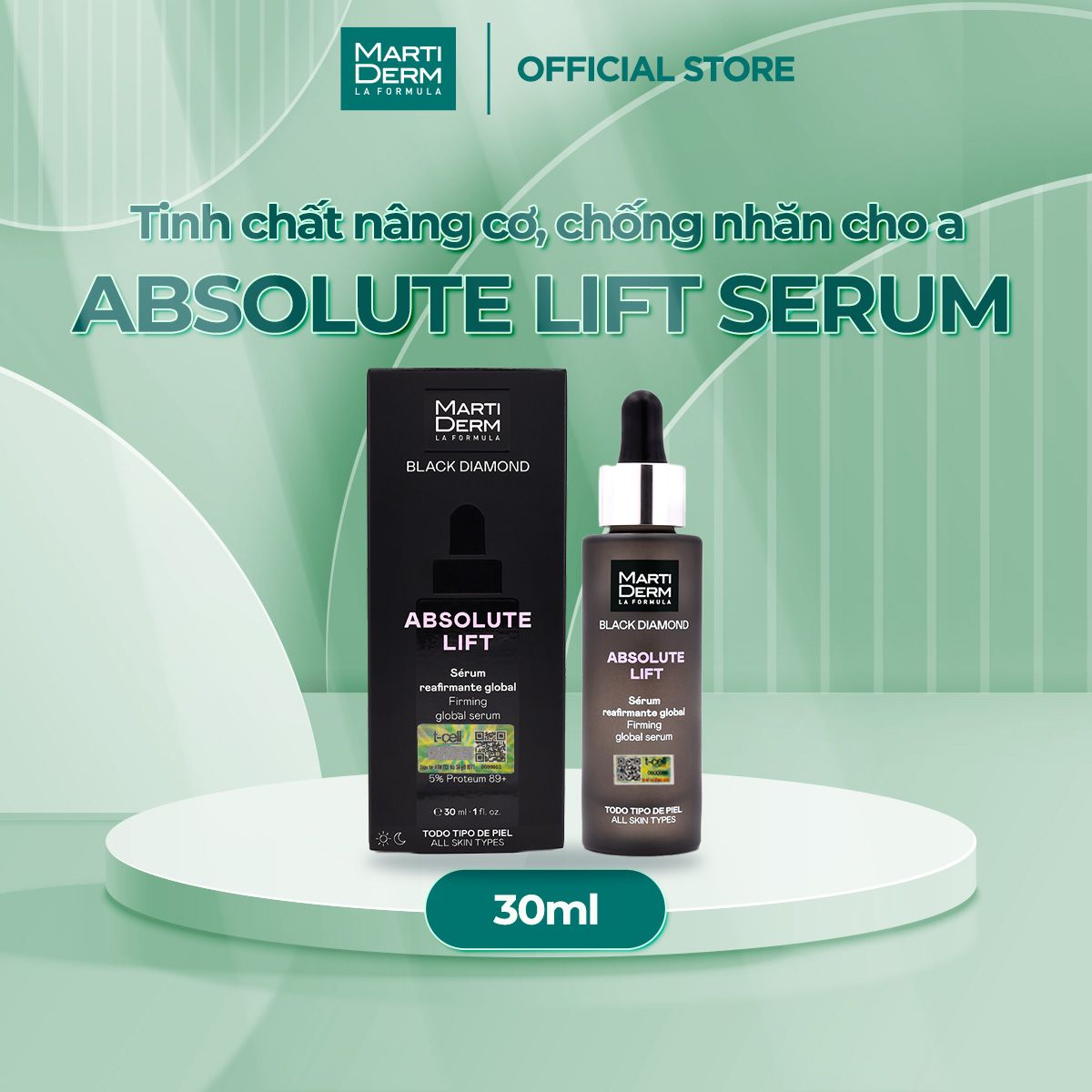 MARTIDERM BLACK DIAMOND absolute lift serum 30 ml