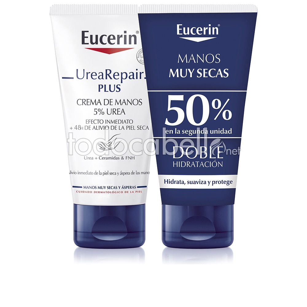 EUCERIN UREAREPAIR PLUS CRÈME MAINS 5% URÉE LOT 2 x 75 ml