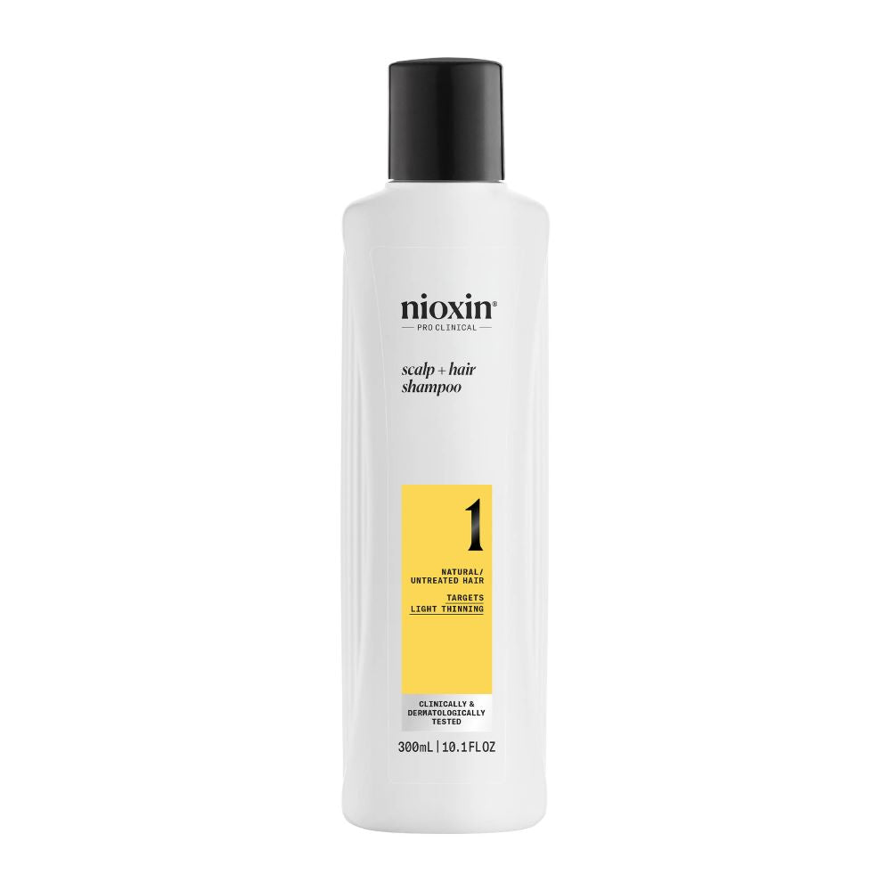 NIOXIN SYSTEM 1 - Shampoo - Capelli Naturali con Indebolimento Lieve 300 ml
