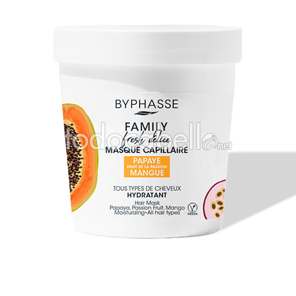 Masque BYPHASSE FAMILY FRESH DELICE pour tous types de cheveux 250 ml