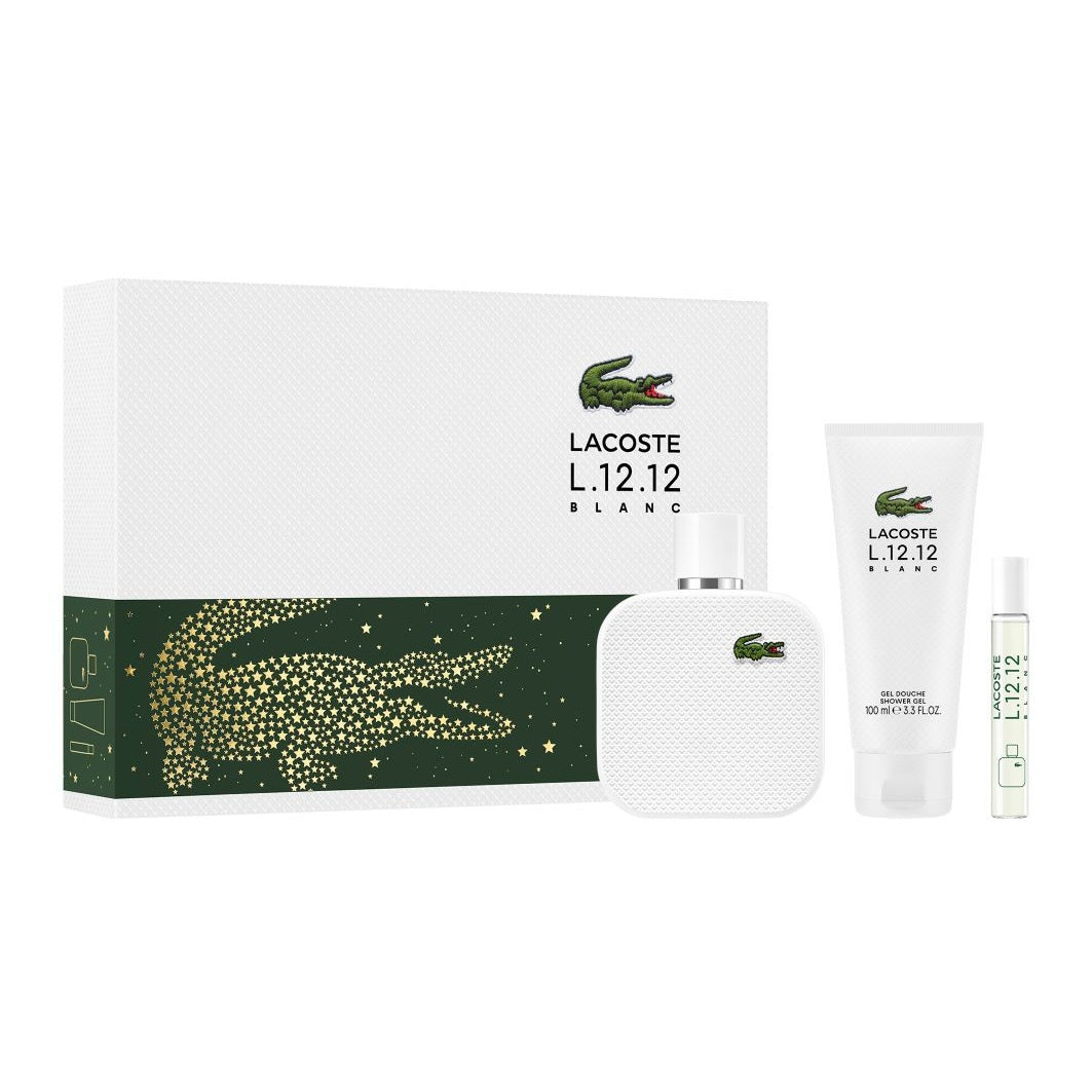 LACOSTE L.12.12 WHITE ASTUCCIO 3 pz