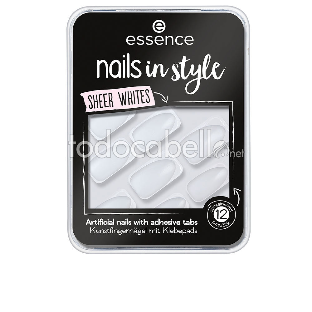 ESSENCE NAILS IN STYLE faux ongles #11-blancs transparents